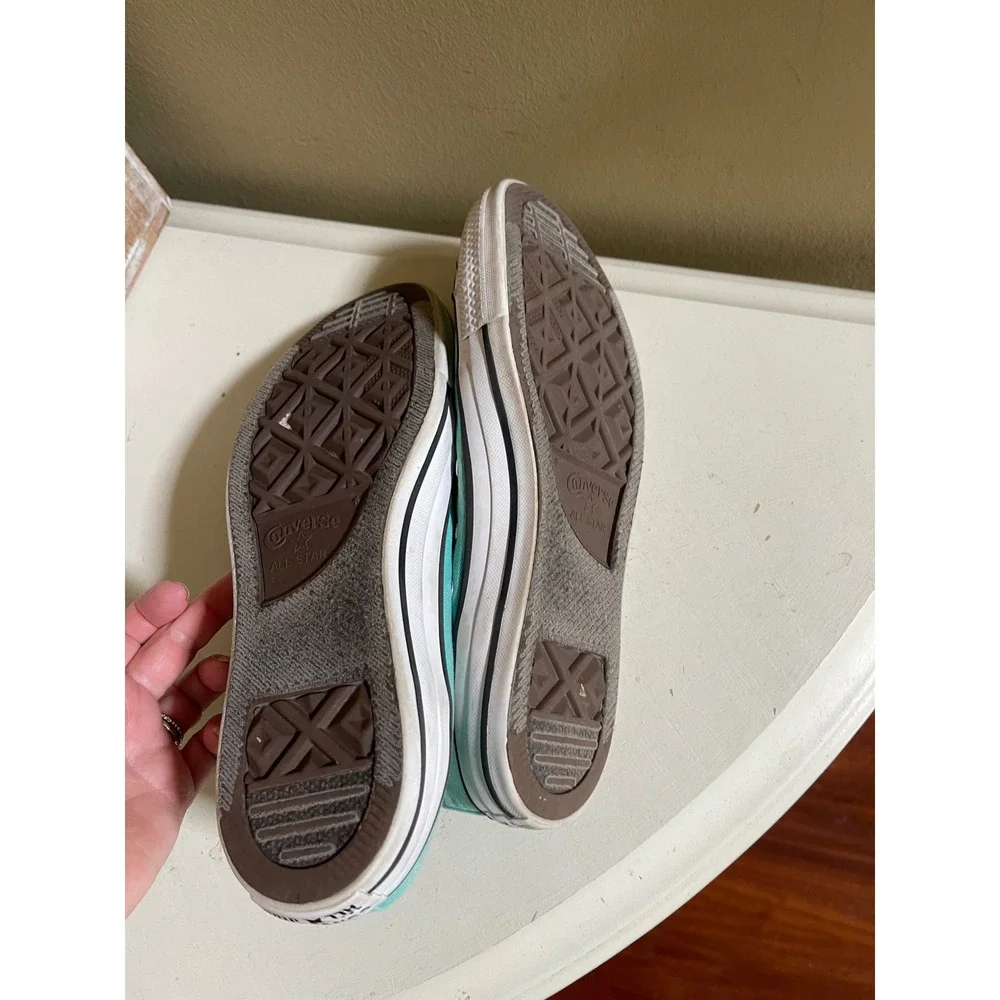 Converse Chuck Taylor All Star High Top Sneakers Teal Pink 171262F Womens 9.5 - Picture 7 of 8